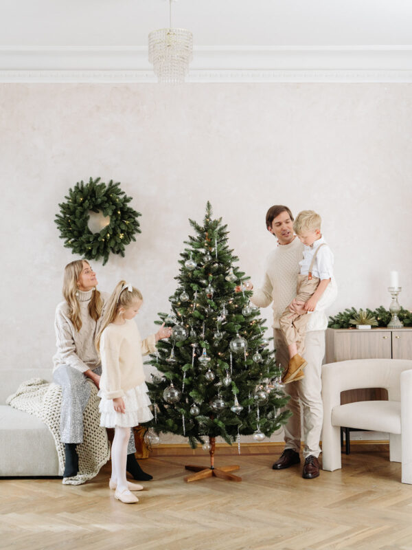 FairyTrees Nordmann Prémium Karácsonyi Ajtókoszorú
